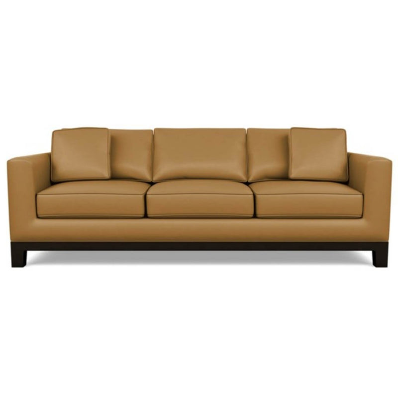 Brooke Leather Sofa by American Leather Capri Butterscotch