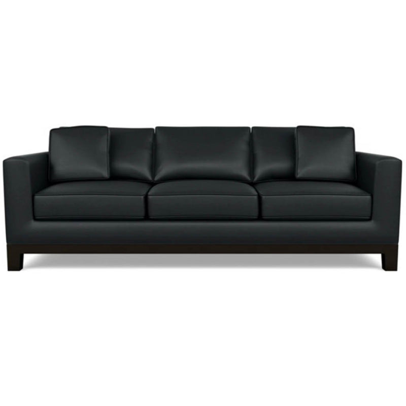Brooke Leather Sofa by American Leather Capri Onyx