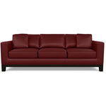 Brooke Leather Sofa by American Leather Capri Poppy