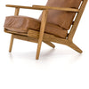 brooks leather lounge chair