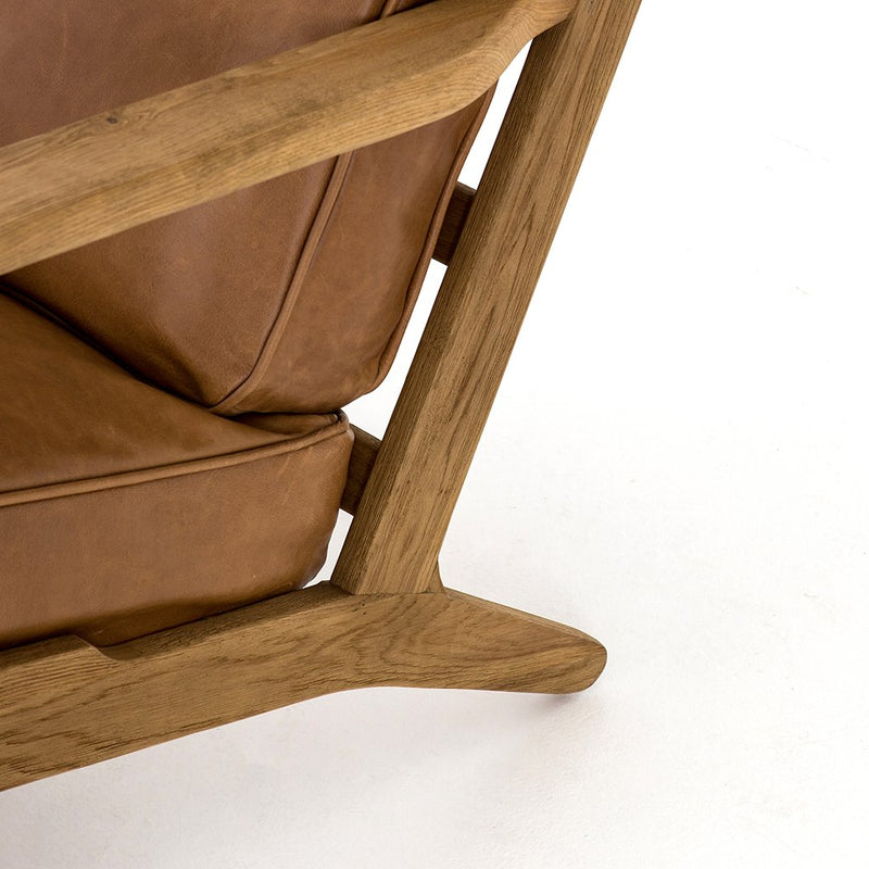 Brooks Lounge Chair - Palomino CIRD-7266-189 Four hands Furniture