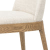 Bryce Armless Dining Chair Solid Oak Frame