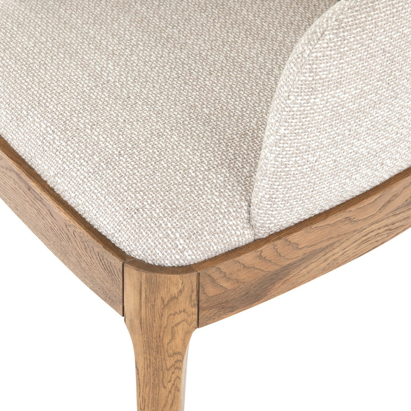 Bryce Dining Chair - Solid Oak Leg Detail