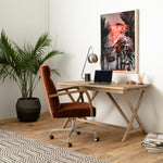 Bryson Desk Chair in styled room with desk