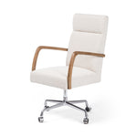 Bryson Desk Chair Knoll Natural Angled View 105577-010
