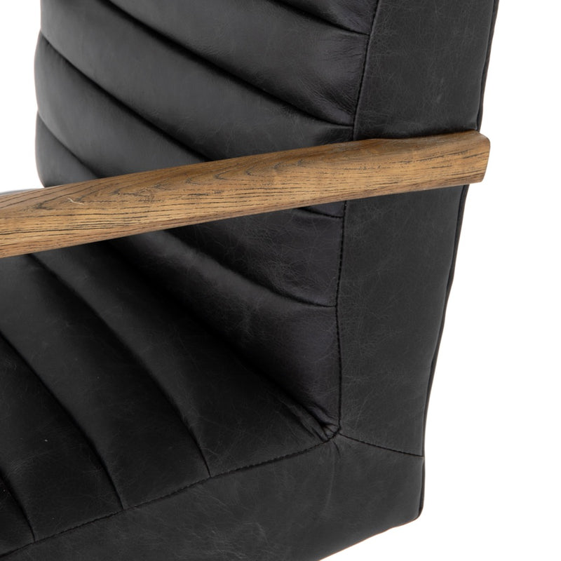 Bryson Desk Chair -Toasted Oak Nettlewood Arm