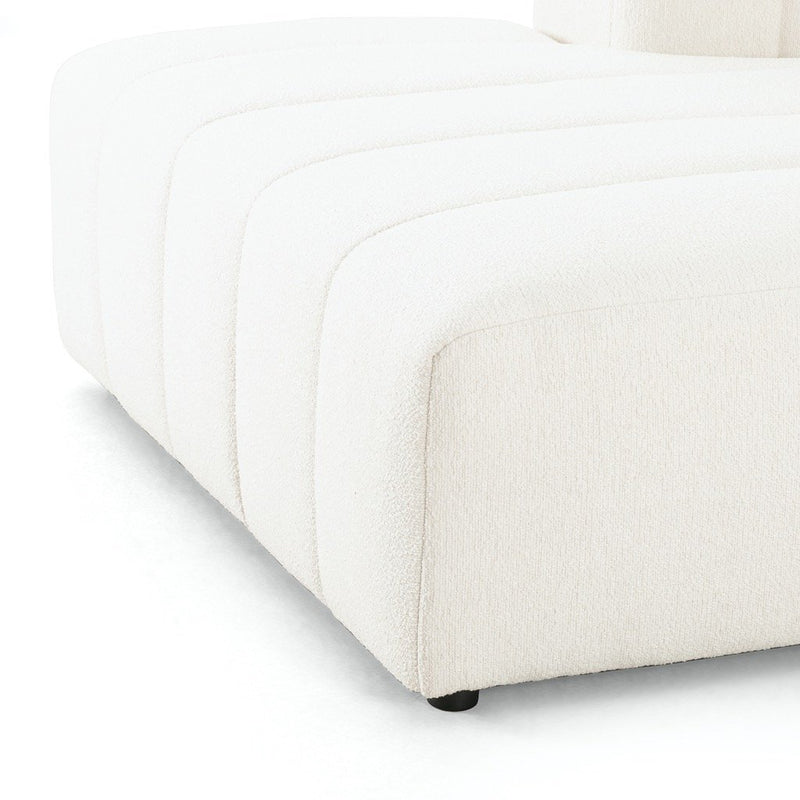Langham Channeled Sectional Textured Seating Detail