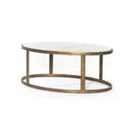 Calder Nesting Coffee Table - Aluminum Frame in Brass Finish