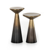 Cameron Accent Tables Brass Set of Two Four Hands