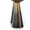 Cameron Accent Tables Ombre Brass Base