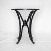 Iron counter height table base canyon