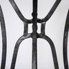 iron dining table base counter height