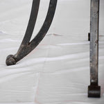 counter high iron dining table base