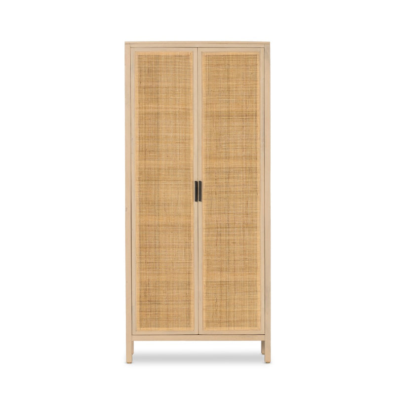 Caprice Tall Cabinet Natural Mango Front Facing View 234772-001
