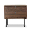 Four Hands Carlisle Nightstand Russet Oak Front View