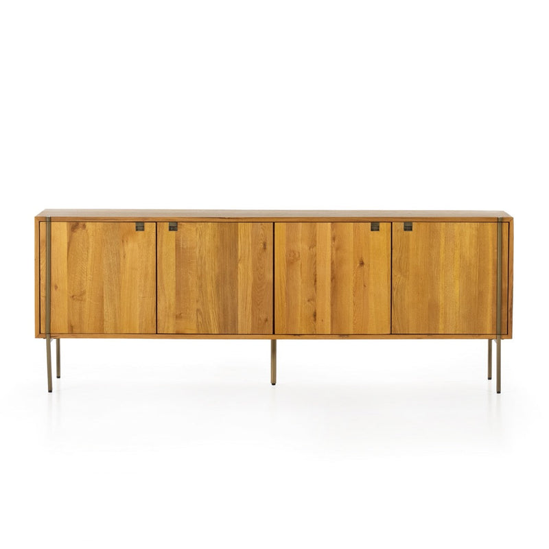 Carlisle Sideboard - Natural Oak - Four Hands Furniture - Front View