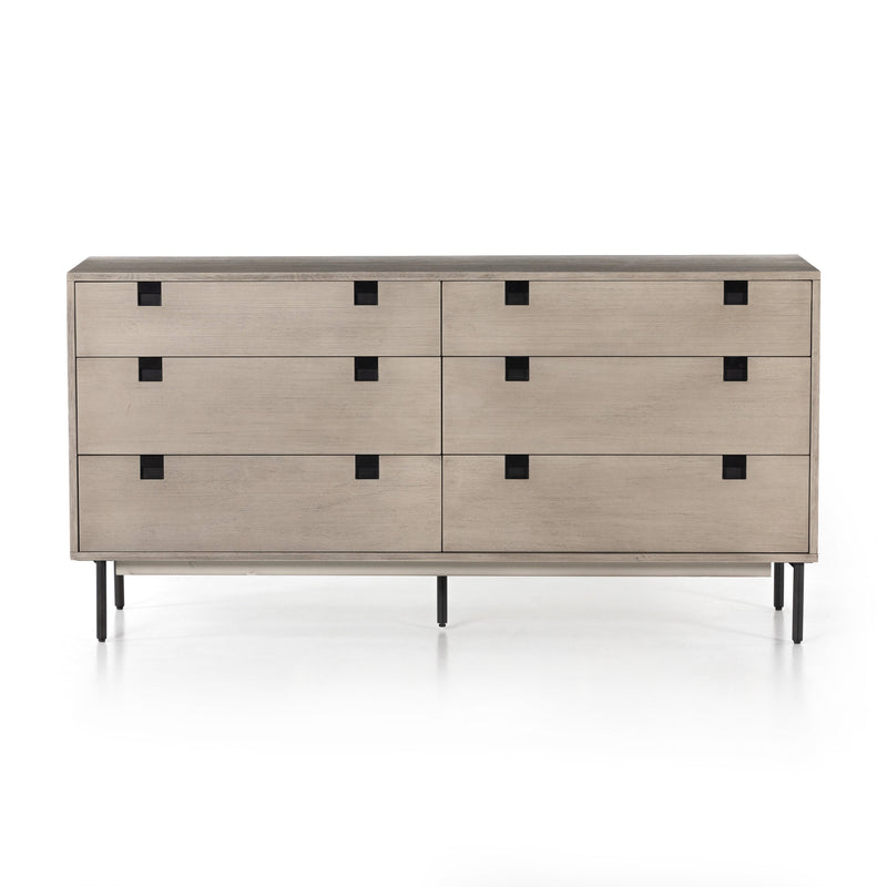 dawson grey wash 6-drawer dresser dawson grey wash 6 drawer dresser Samantha 6-Drawer Wide Dresser