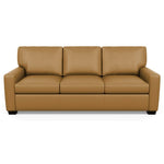 Carson Three Seat Leather Sofa by American Leather in Capri Butterscotch