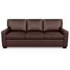Carson Three Seat Leather Sofa by American Leather in Capri Russet