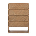 Caspian 4 Drawer Dresser Front View