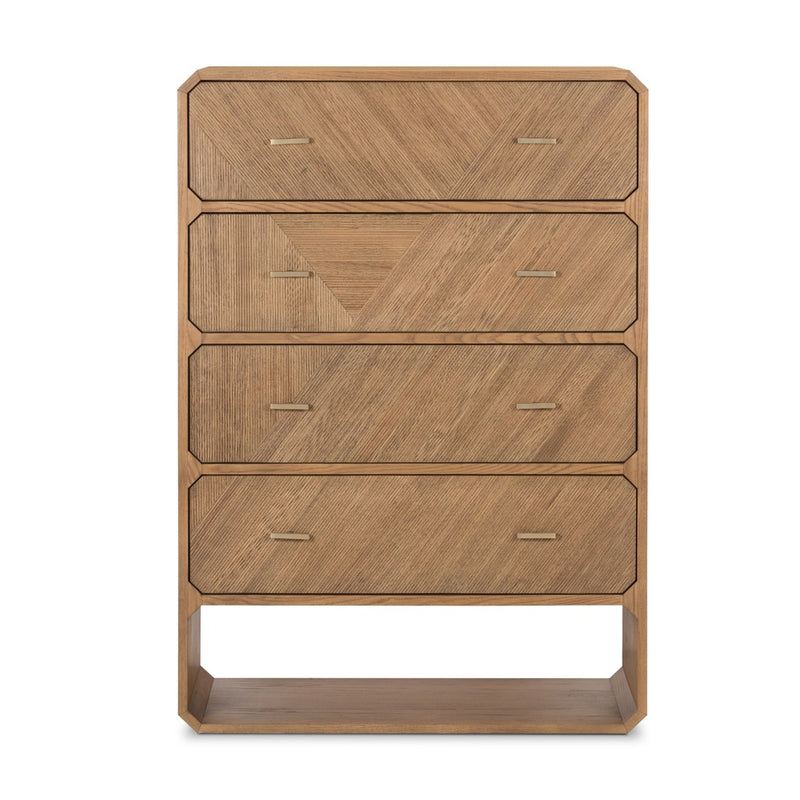 Caspian 4 Drawer Dresser Front View