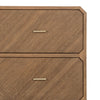 Caspian 6 Drawer Dresser Natural Ash Veneer Drawer Details Four Hands