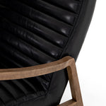 Chance Chair Dakota Black Solid Parawood Arms CKEN-11271-849
