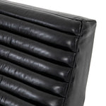 Chance Black Leather Recliner Four Hands CKEN-17371-849 Dakota Black