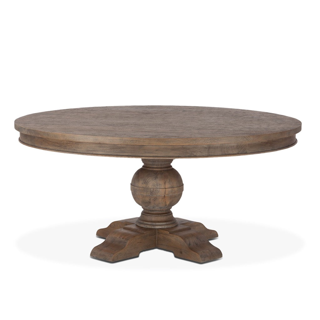Colonial Plantation Round Dining Table - HTD Furniture full view