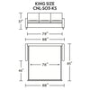 Conley King Size Comfort Sleeper Sofa