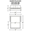 Conley Queen Plus Size Comfort Sleeper Sofa