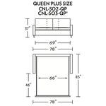 Conley Queen Plus Size Comfort Sleeper Sofa