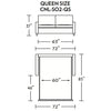 American Leather Conley Queen Size Comfort Sleeper Sofa