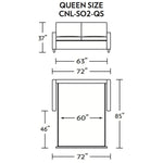 American Leather Conley Queen Size Comfort Sleeper Sofa