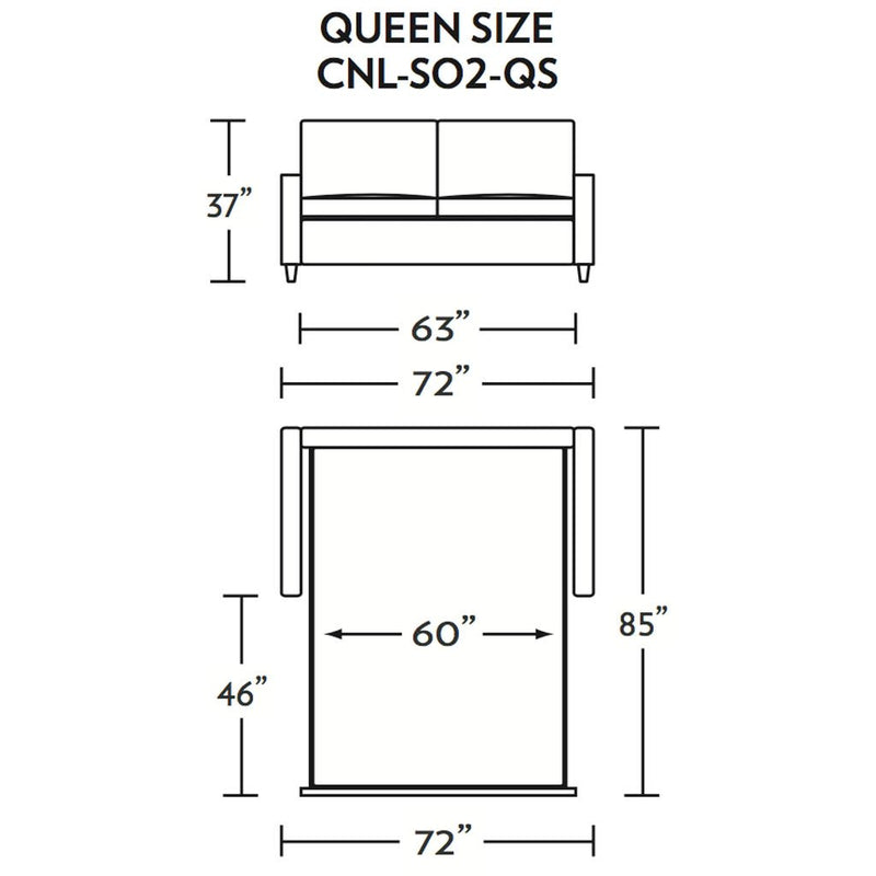 American Leather Conley Queen Size Comfort Sleeper Sofa