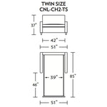 Conley Twin Size Comfort Sleeper Sofa