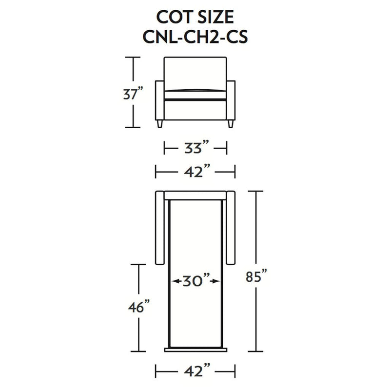 Conley Cot Size Comfort Sleeper Sofa