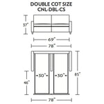 Conley Double Cot Size Comfort Sleeper Sofa