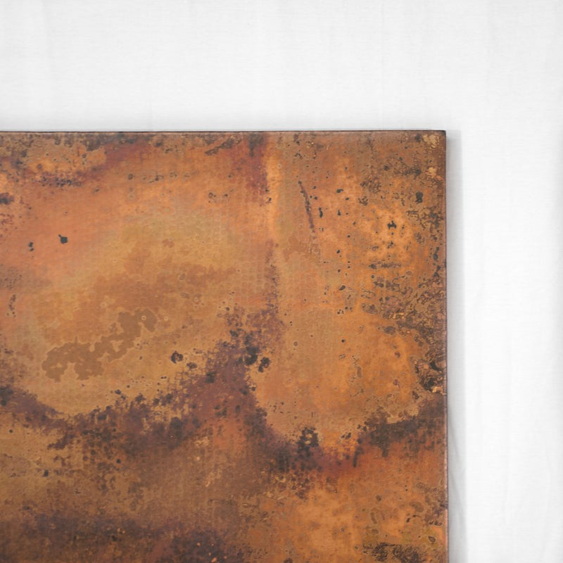 Animas Copper Top Dining Table - Natural