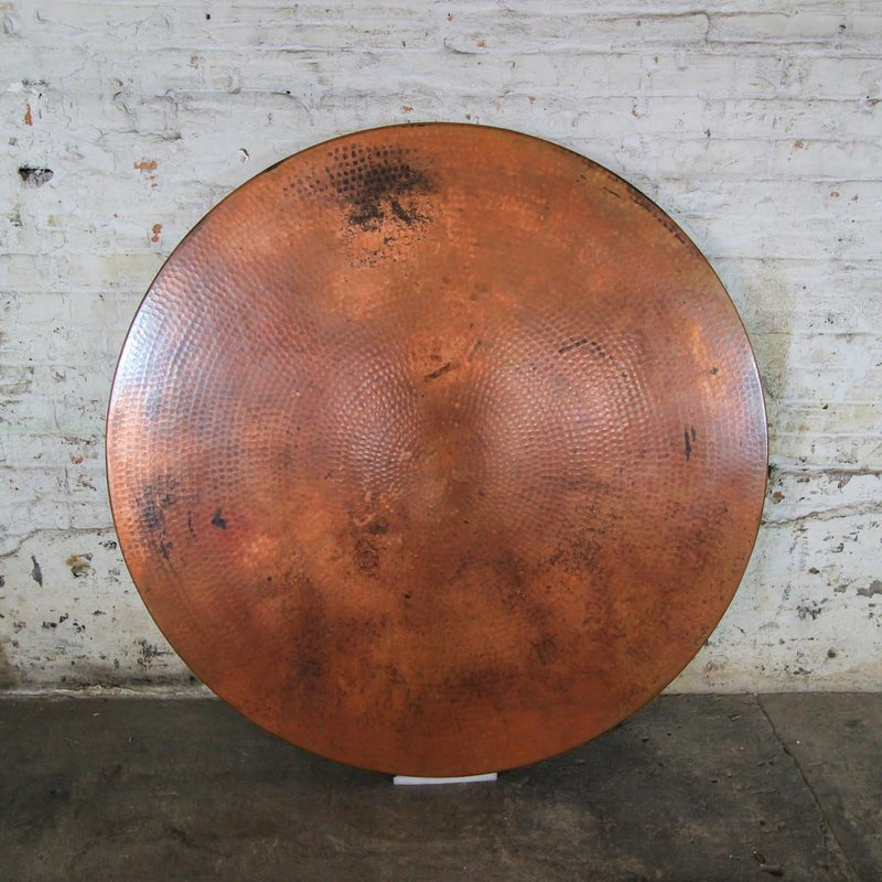 Engineer Copper Top Table Natural Finish