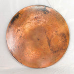 Round Hammered Copper Dining Table Top