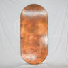 Hammered Copper Tabletop Capsule Shape