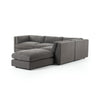 Cosette 4-Piece Sectional Angled View
