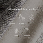 Crete Bar & Counter Stool performance fabric benefits