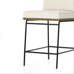 Four Hands Crete Counter Stool black finished iron frame