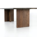 Cross Dining Table - Spalted Alder Angled View