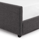 Daphne Grey Fabric Bed - San Remo Ash CKEN-170YQ-999 Footboard detail