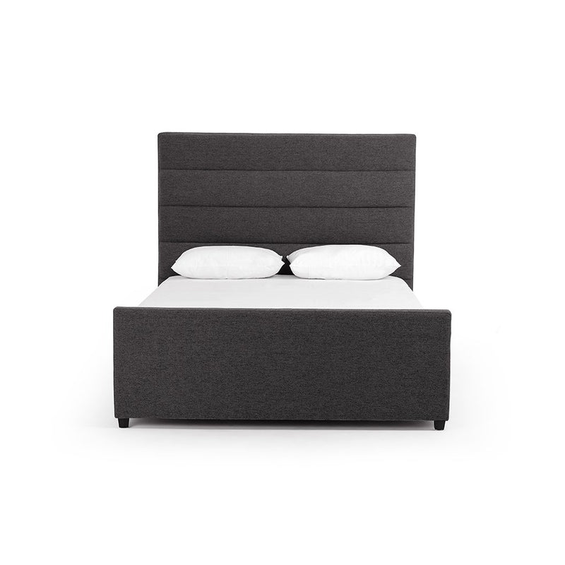 Daphne Grey Fabric Bed - San Remo Ash CKEN-170YQ-999 Front View