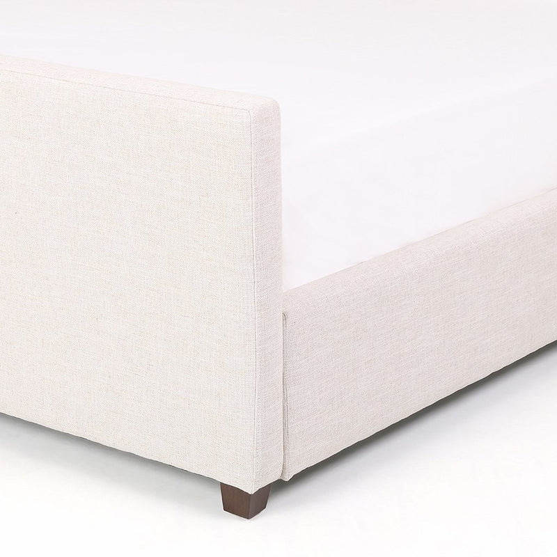 Daphne Upholstered Bed Ivory Four Hands