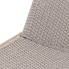 Delano Outdoor Chaise close up seat and back rest woven rope